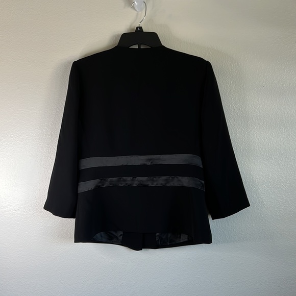 EUC Vintage Cynthia Howie Mini Skirt Blazer Set Black sz 8 - Picture 10 of 10